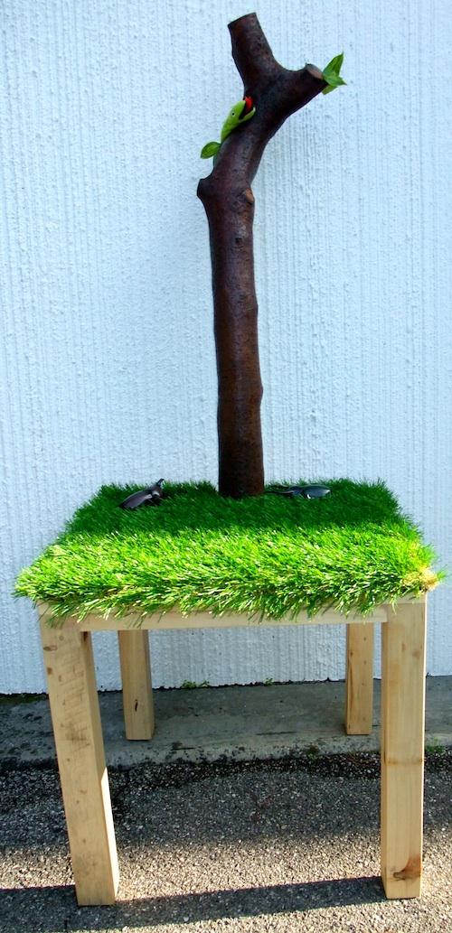green chair | design